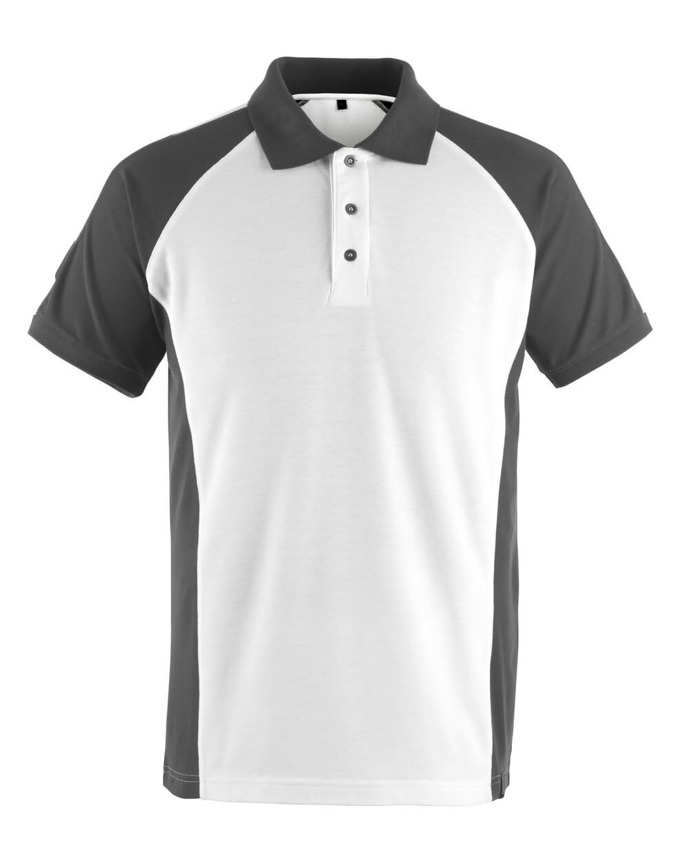 MASCOT® Bottrop Polo-Shirt 50569-961 Weiß/Dunkelanthrazit