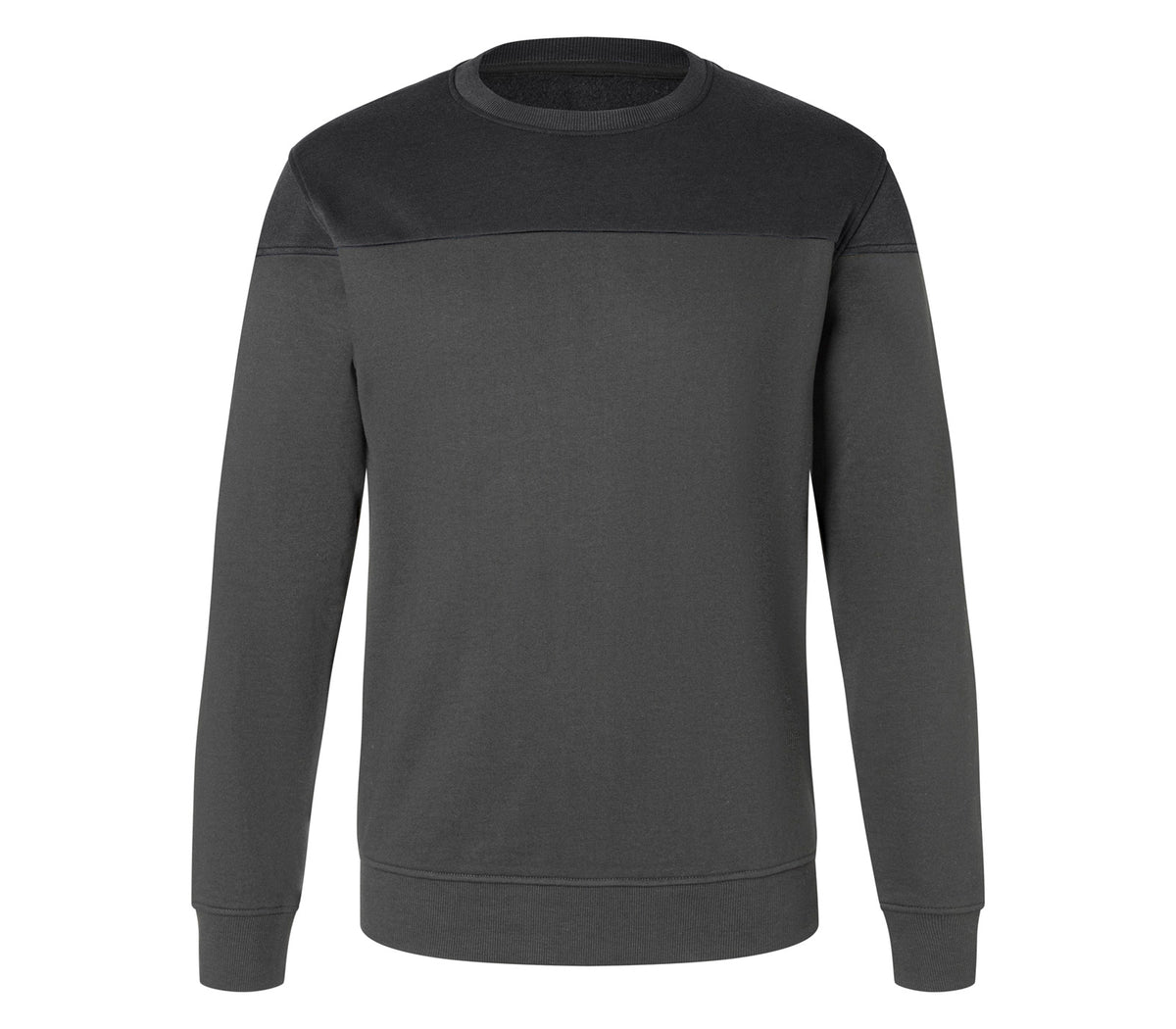 KÜBLER SHIRTS Sweatshirt 5222 6406 dunkelgrau/schwarz