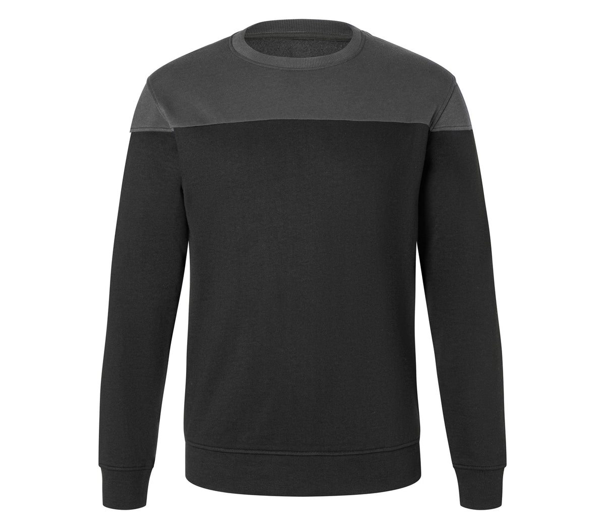 KÜBLER SHIRTS Sweatshirt 5222 6406 schwarz/dunkelgrau