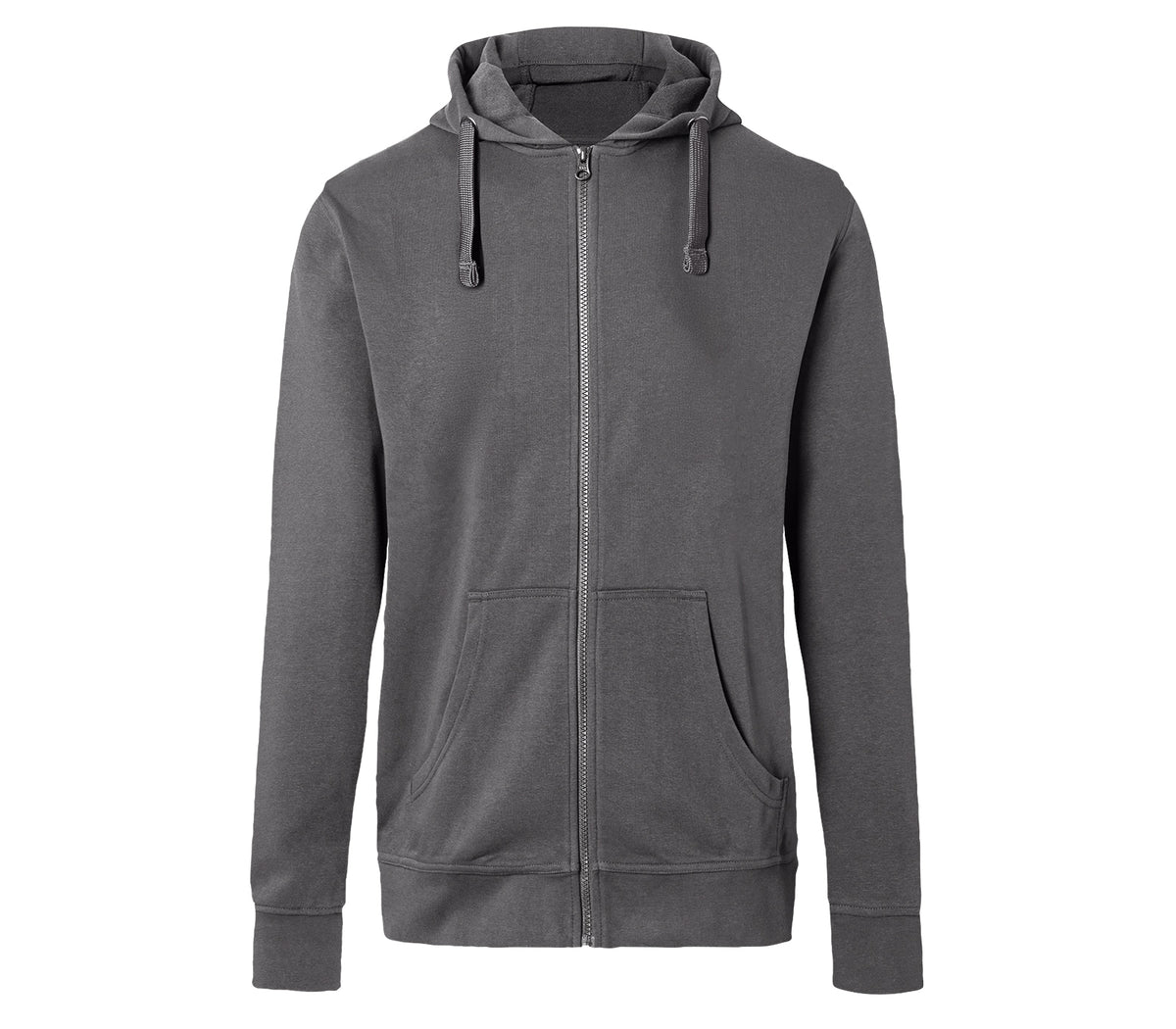 KÜBLER SHIRTS Kapuzen-Sweatjacke 5236 6406 anthrazit