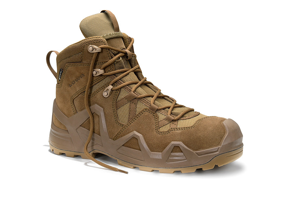 ELTEN ZEPHYR Work GTX® coyote Mid ESD S3S WR – Sicherheitsschnürstiefel