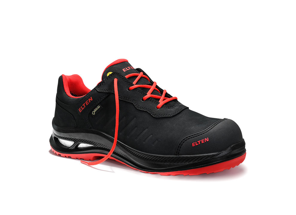 ELTEN STEWART XXG Pro GTX® black-red Low ESD S3 – Sicherheitshalbschuh