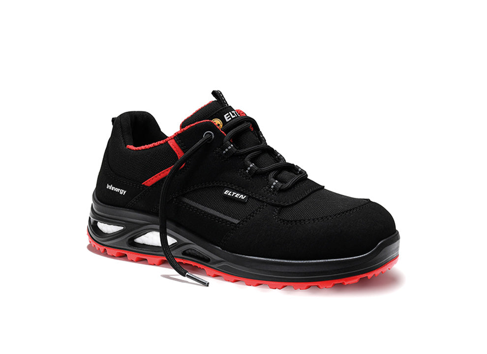 ELTEN HANNAH XXTL black-red Low ESD S3S – Damen-Sicherheitshalbschuh