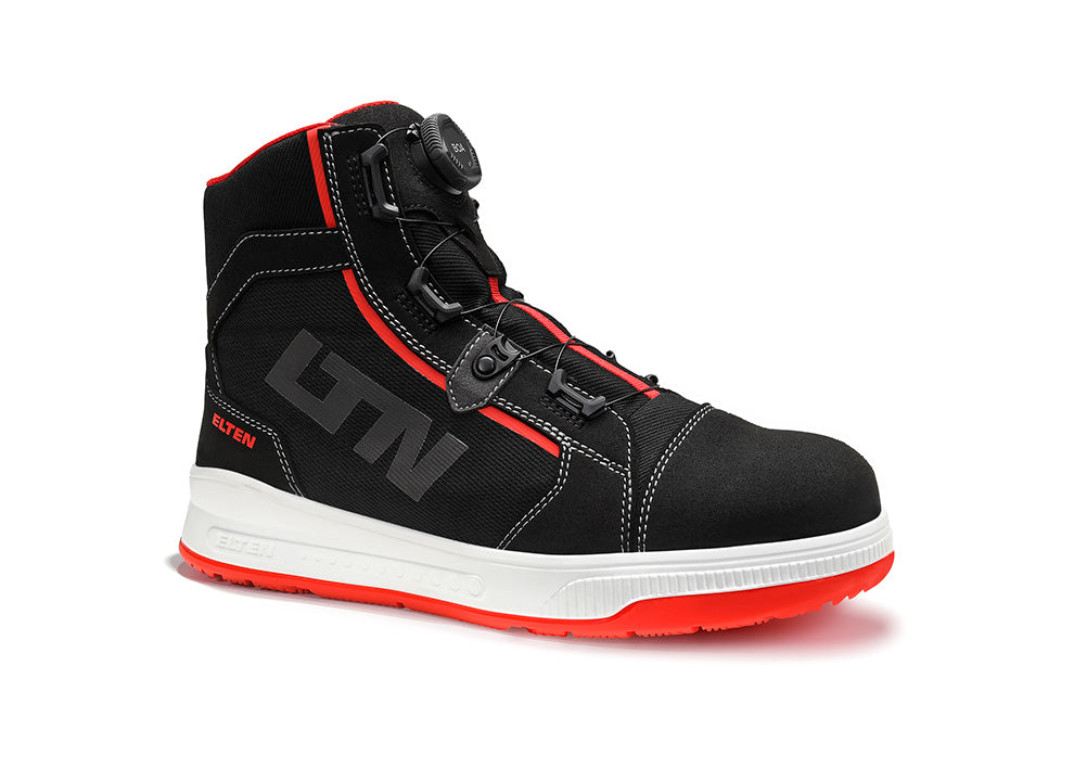 ELTEN ISAAK XXST BOA® black-red Mid ESD S2 – Sicherheitsstiefel