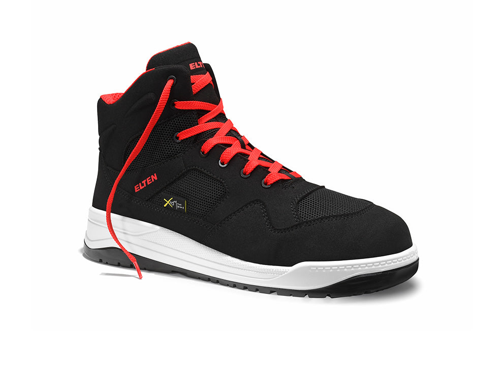 ELTEN LAKERS M black Mid ESD S1PS – Sicherheitsschnürstiefel