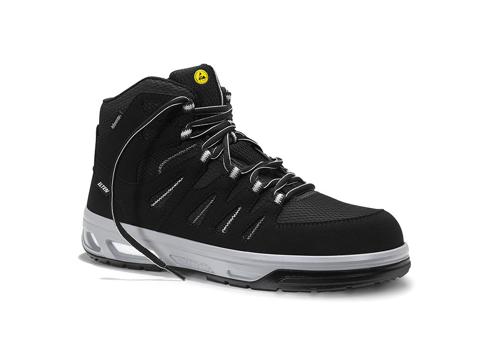 ELTEN MADDOX XX10 black-grey Mid ESD S2 – Sicherheitsschnürstiefel