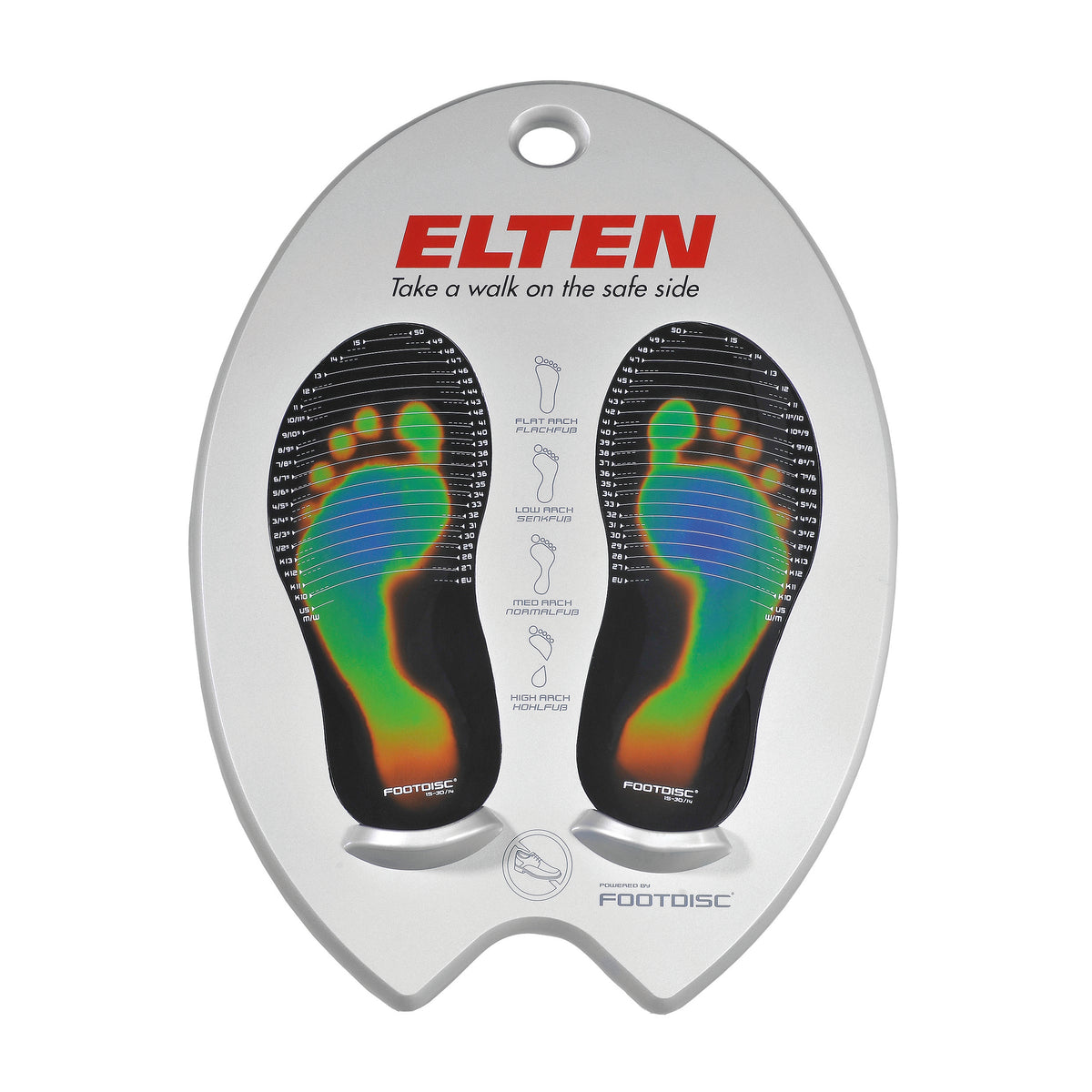 ELTEN Foot disc pro silver