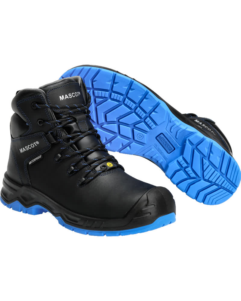 MASCOT® Sicherheitsstiefel F0141-902 Schwarz/Kornblau