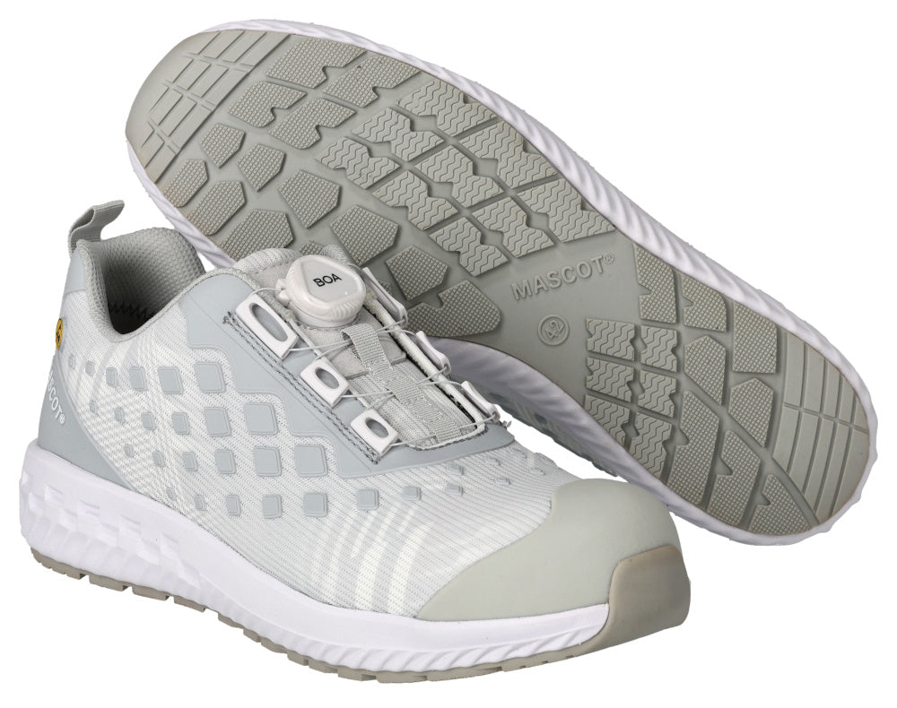 MASCOT® Sicherheitsschuhe F0650-704 Weiss/Hellgrau-meliert
