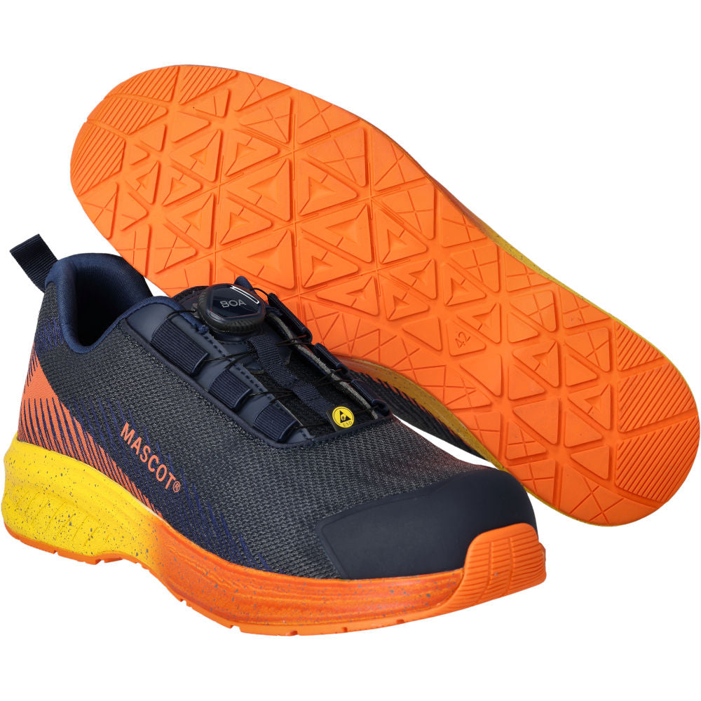 MASCOT® Sicherheitsschuhe F1601-909 Schwarzblau/Hellorange