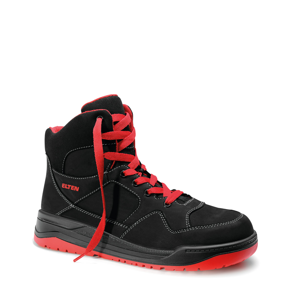 ELTEN MAVERICK black-red Mid ESD S3S