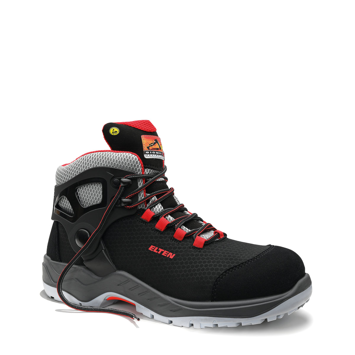 ELTEN ARTURO black-red Mid ESD S3S
