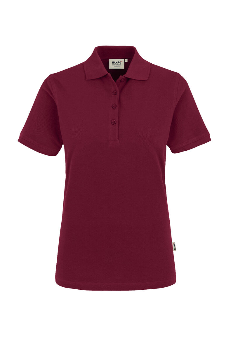 HAKRO Damen Poloshirt Classic 110 weinrot