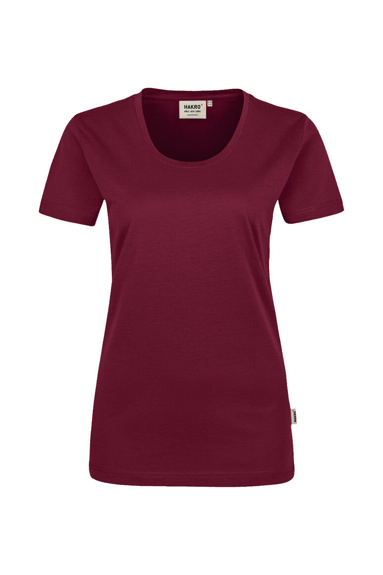 HAKRO Damen T-Shirt Classic 127 weinrot