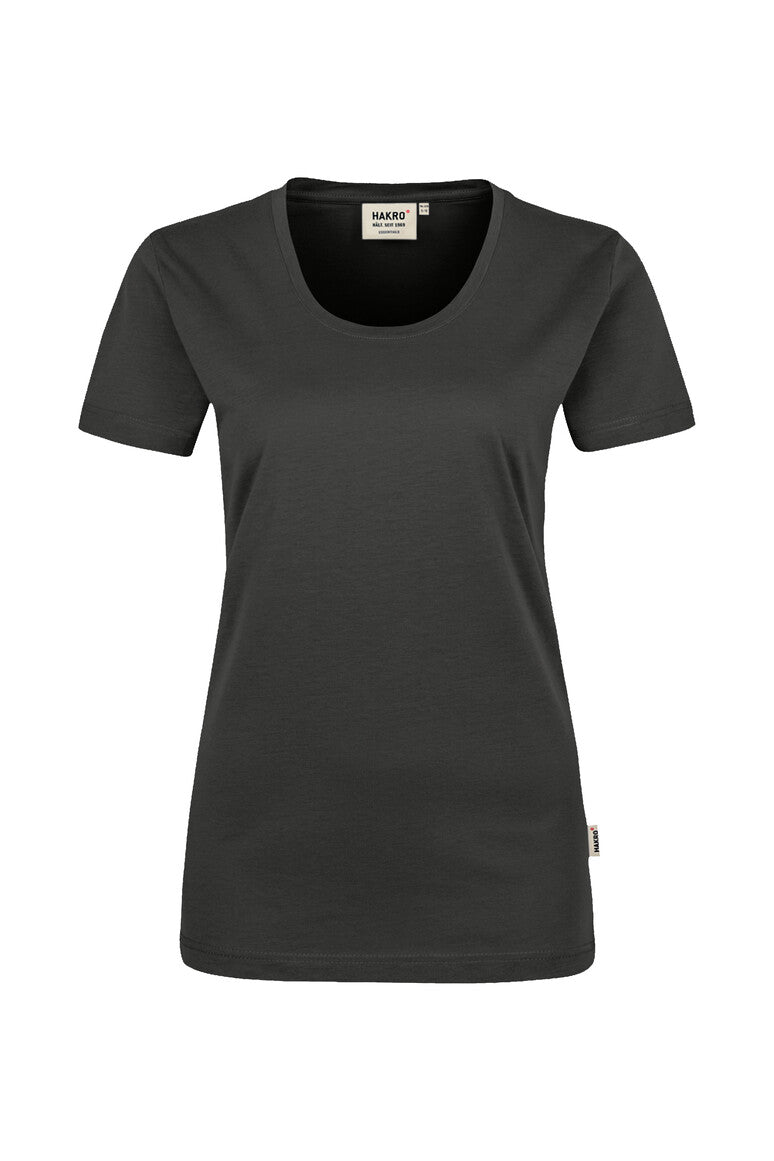 HAKRO Damen T-Shirt Classic 127 karbongrau