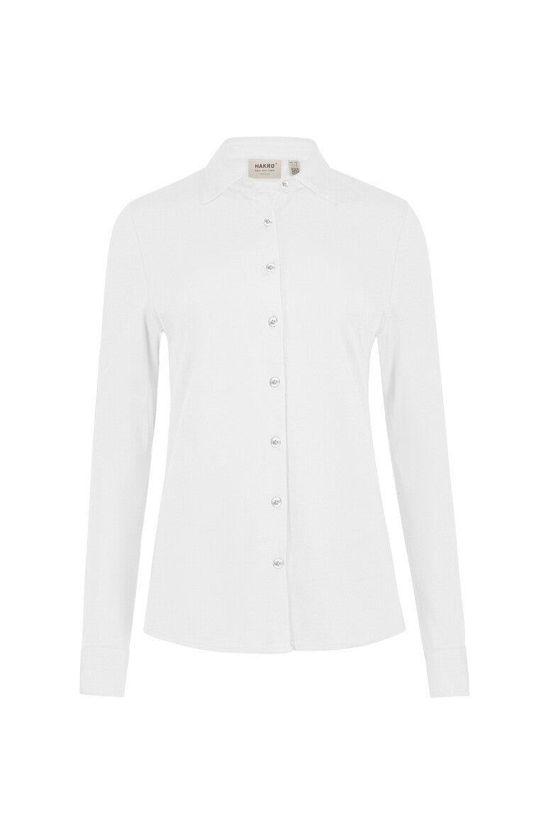 HAKRO COTTON TEC® Bluse 136 weiß