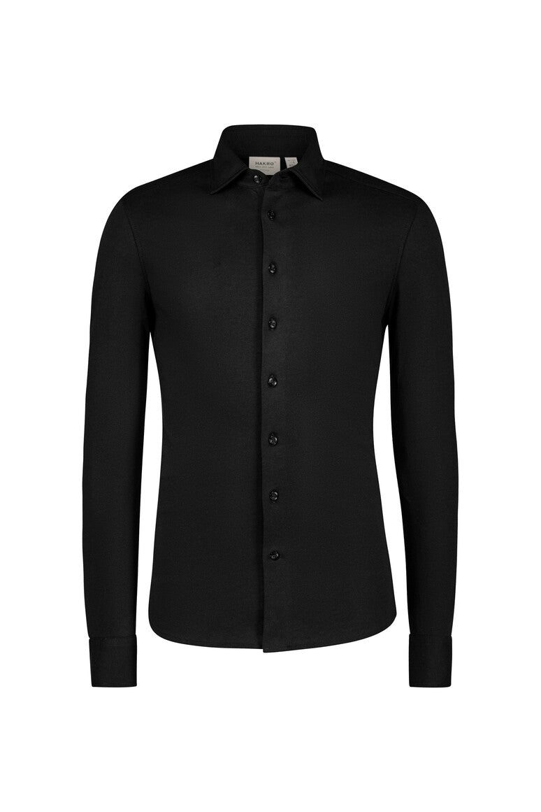 HAKRO COTTON TEC® Hemd 137 schwarz