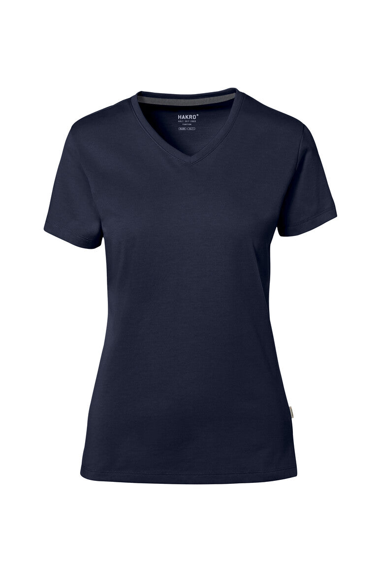 HAKRO COTTON TEC® Damen V-Shirt 169 tinte
