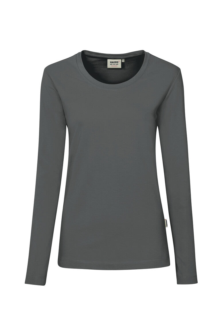 HAKRO Damen Longsleeve MIKRALINAR® 179 anthrazit