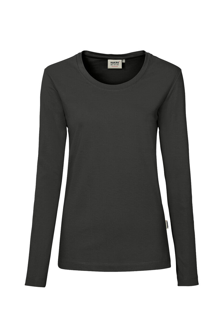 HAKRO Damen Longsleeve MIKRALINAR® 179 karbongrau
