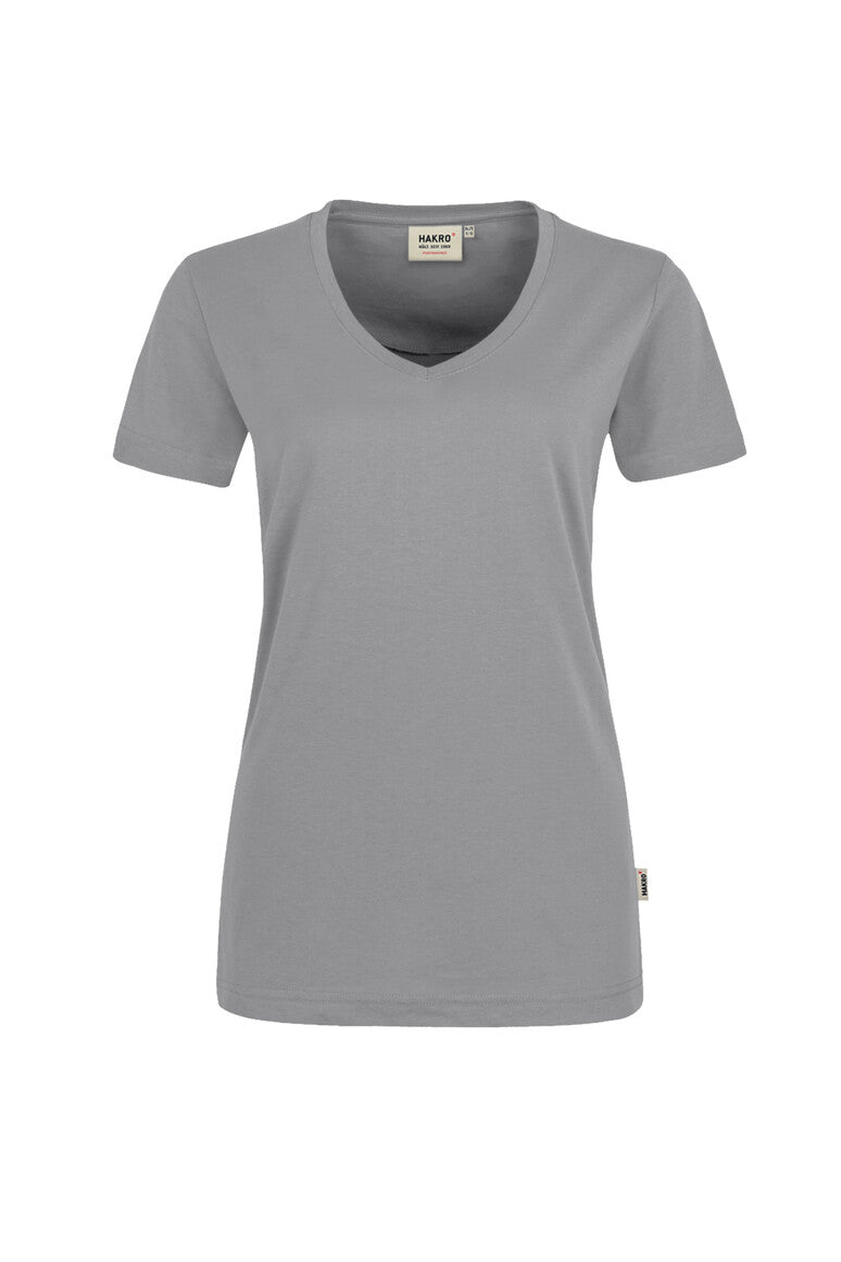 HAKRO Damen V-Shirt MIKRALINAR® 181 titan