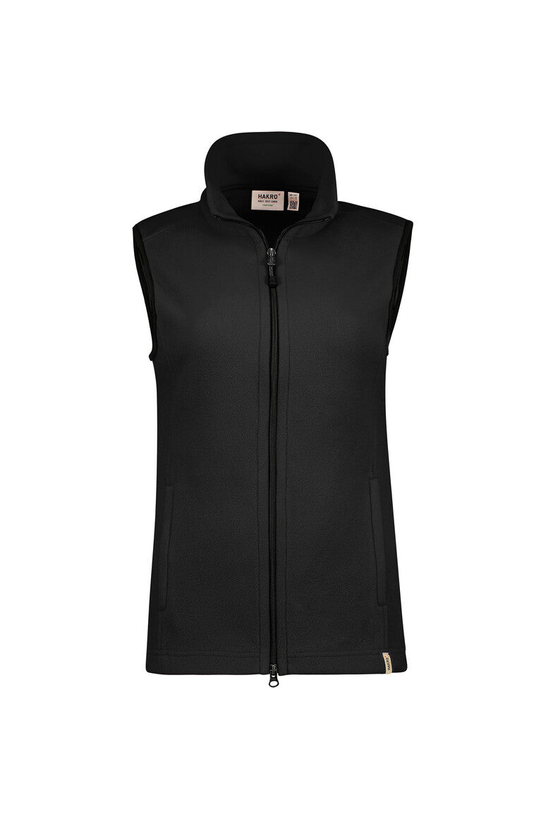 HAKRO Damen Fleeceweste ECO 247 schwarz