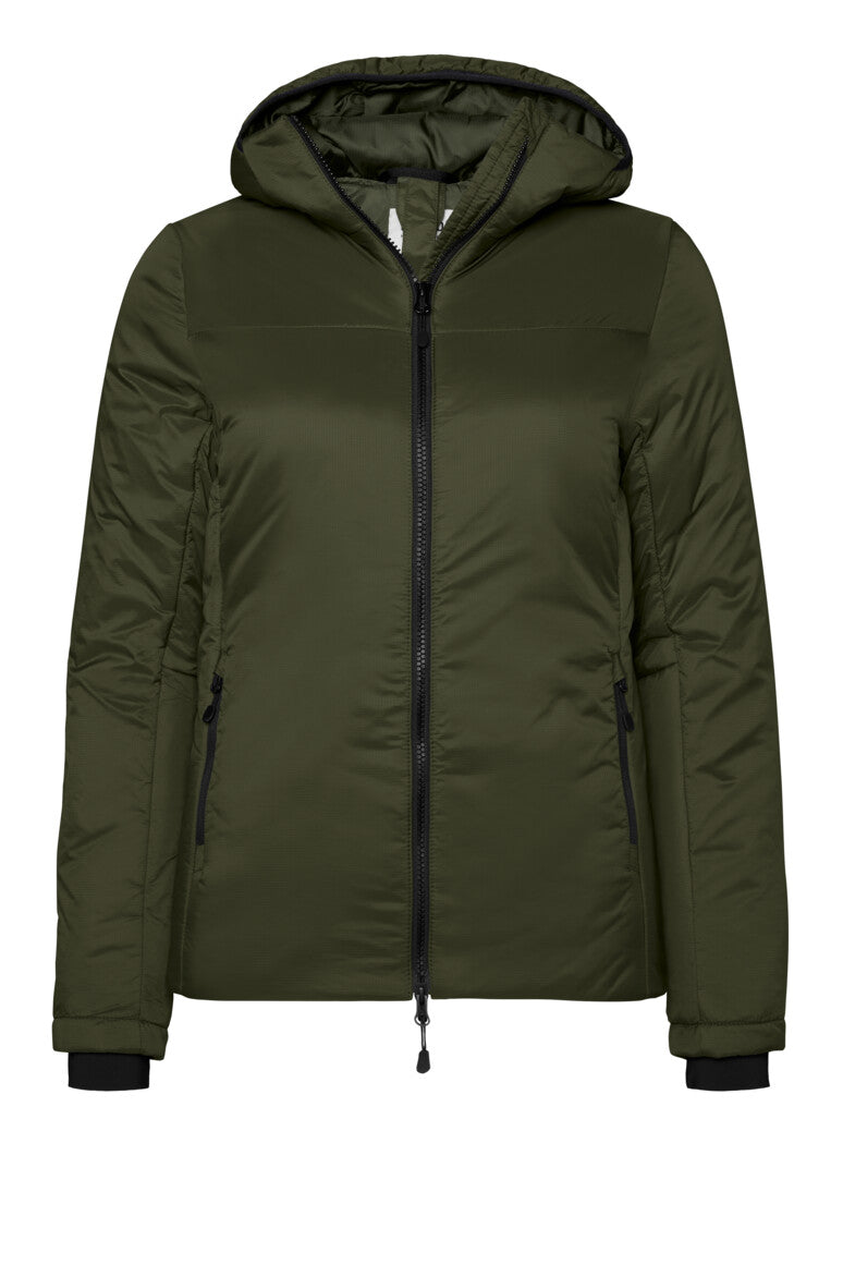 HAKRO Damen Kapuzen-Thermo-Loftjacke 289 olive