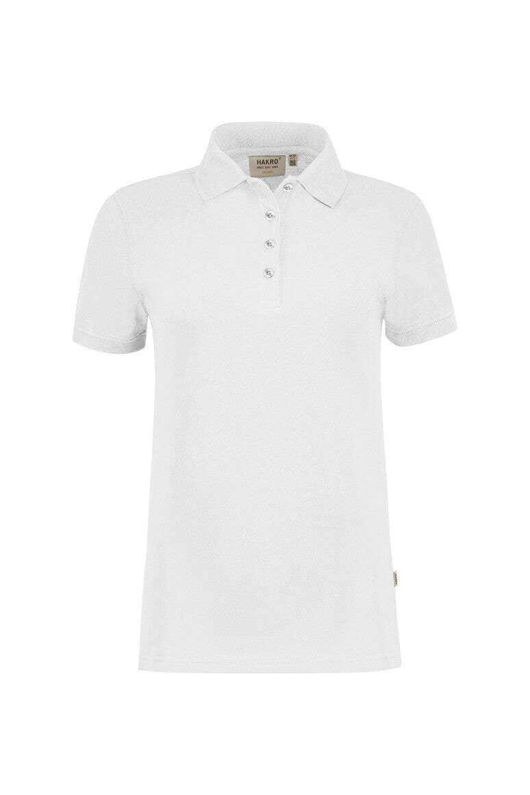 HAKRO Damen Poloshirt Bio-Baumwolle 301 weiß