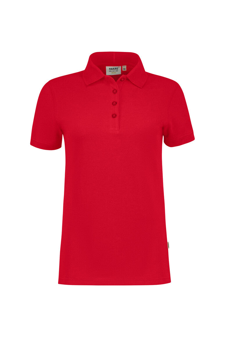 HAKRO Damen Poloshirt Bio-Baumwolle 301 rot