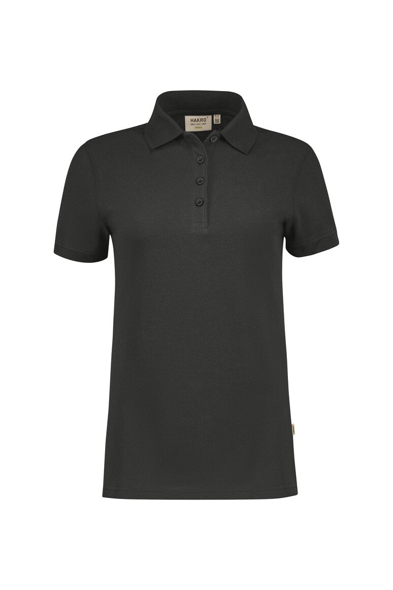 HAKRO Damen Poloshirt Bio-Baumwolle 301 karbongrau