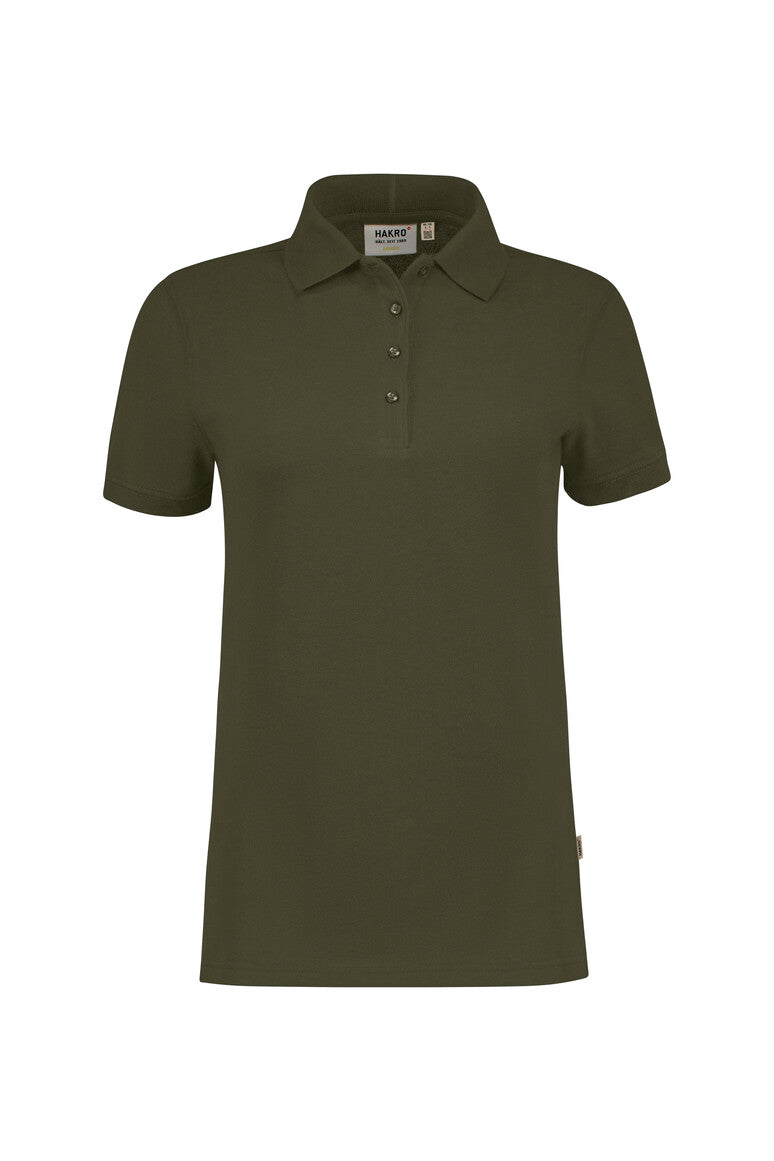 HAKRO Damen Poloshirt Bio-Baumwolle 301 olive