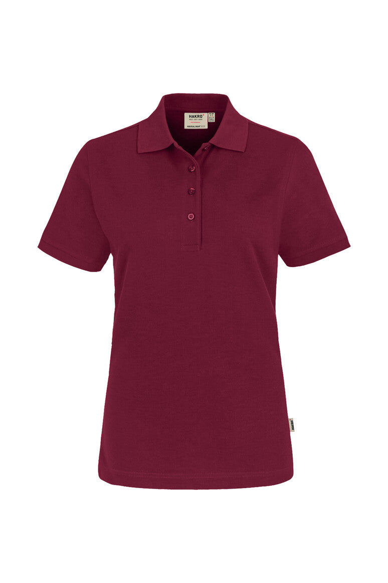 HAKRO Damen Poloshirt MIKRALINAR® ECO 369 weinrot