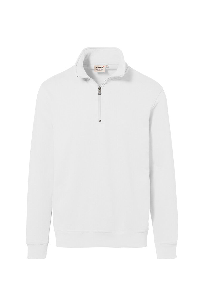 HAKRO Zip-Sweatshirt Premium 451 weiß