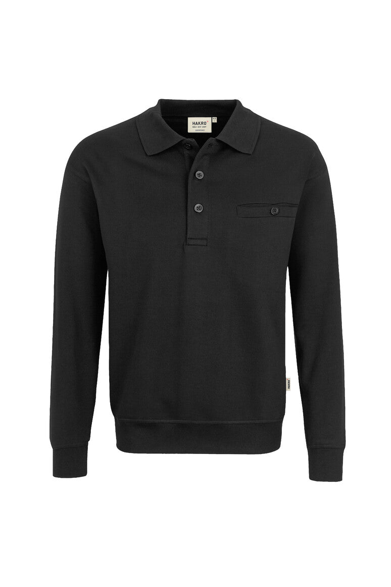 HAKRO Pocket-Sweatshirt Premium 457 schwarz