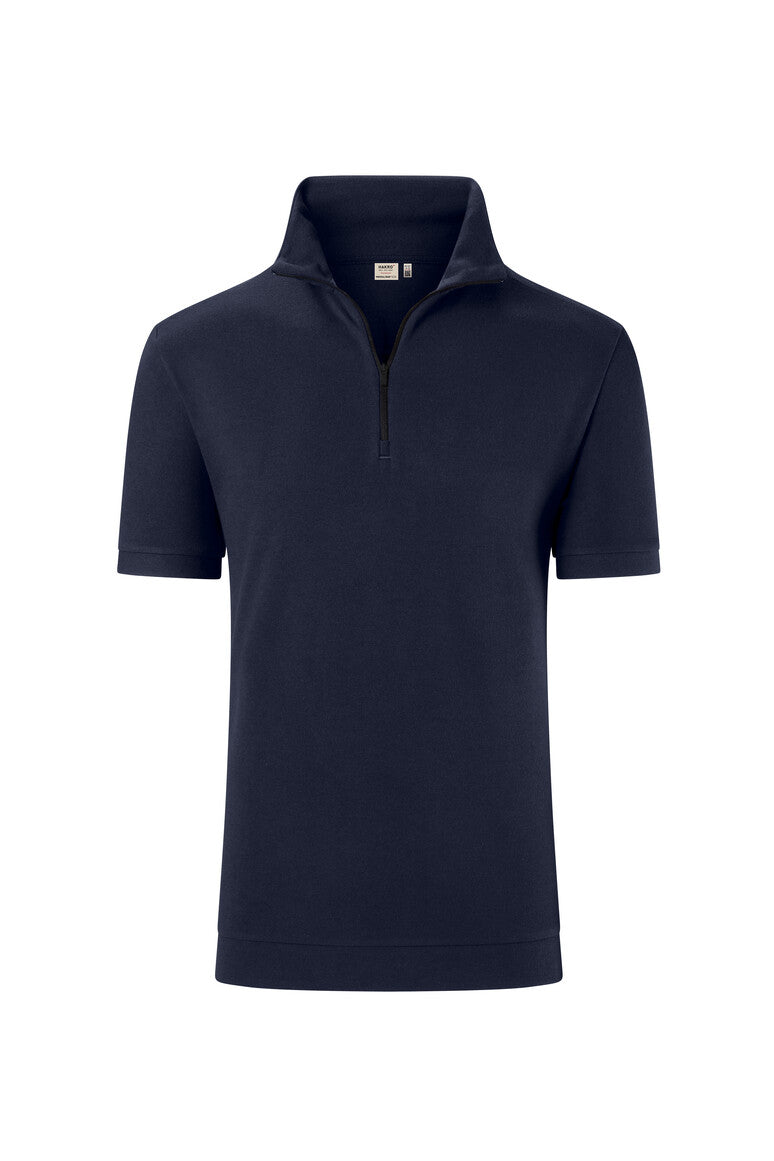 HAKRO Zip-Shirt Piqué MIKRALINAR® ECO 534 tinte