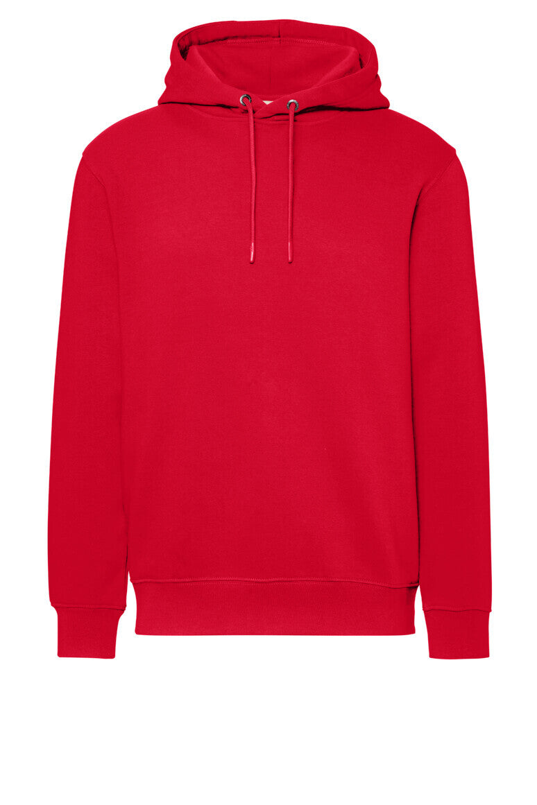 HAKRO Kapuzen-Sweatshirt Bio-Baumwolle 560 rot