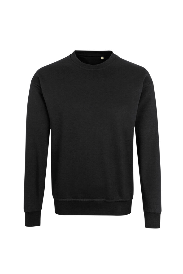 Label-Free Sweatshirt Heavy MIKRALINAR® ECO 567 schwarz