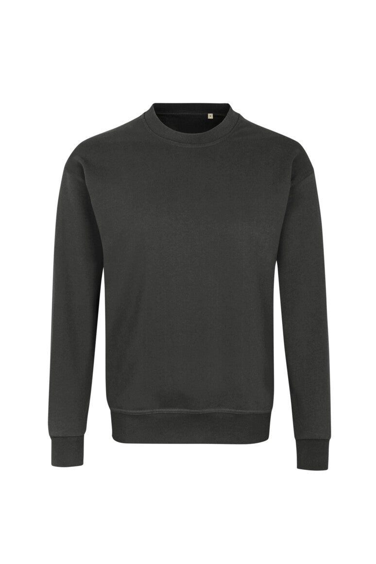 Label-Free Sweatshirt Heavy MIKRALINAR® ECO 567 karbongrau