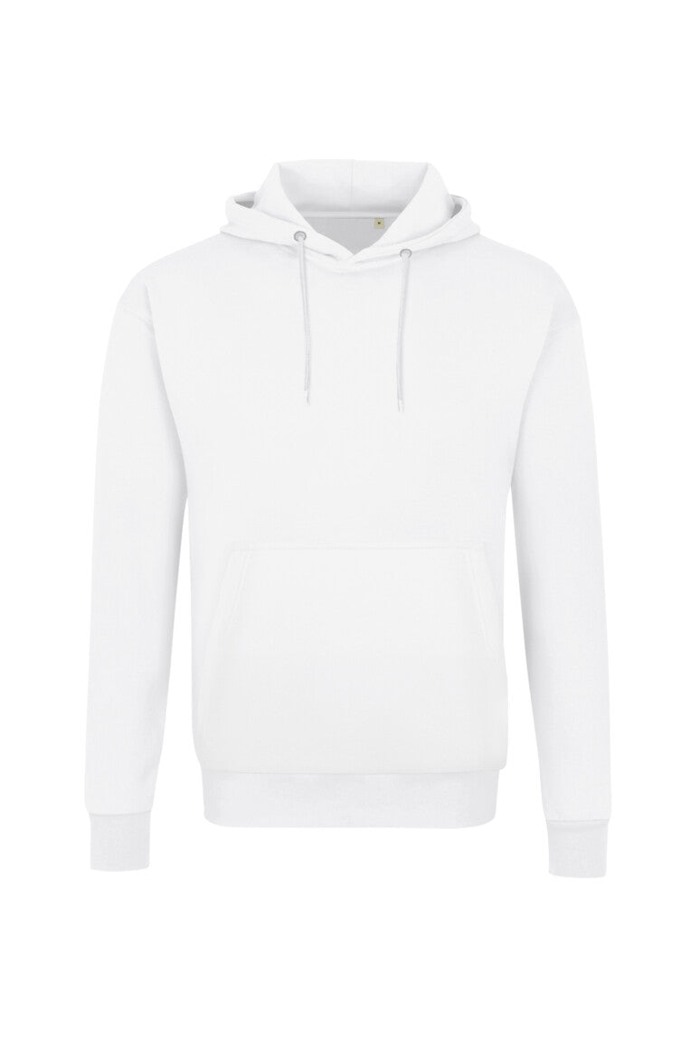 Label-Free Kapuzen-Sweat Heavy MIKRALINAR® ECO 568 weiß