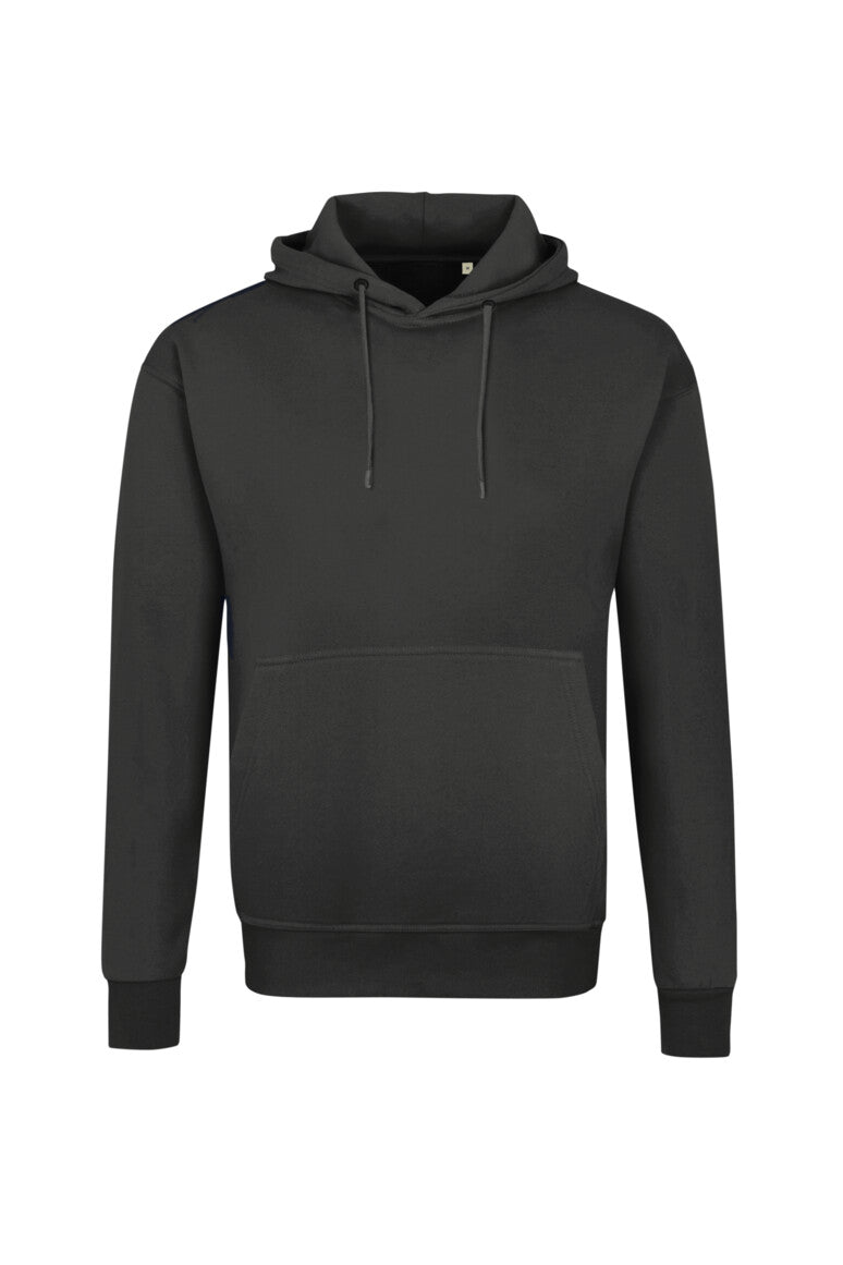 Label-Free Kapuzen-Sweat Heavy MIKRALINAR® ECO 568 karbongrau