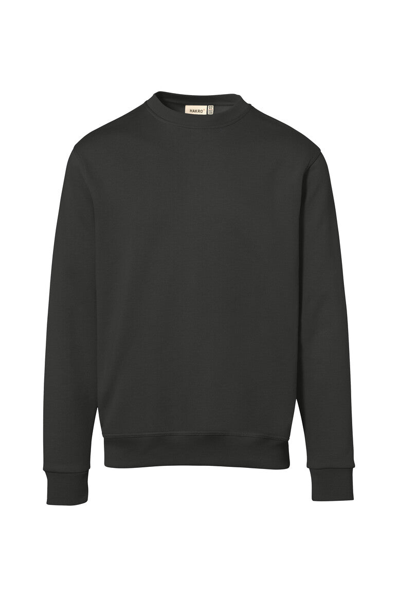 HAKRO Sweatshirt Bio-Baumwolle 570 karbongrau