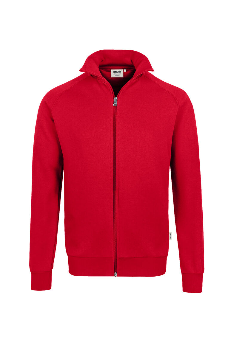 HAKRO Sweatjacke Premium 606 rot