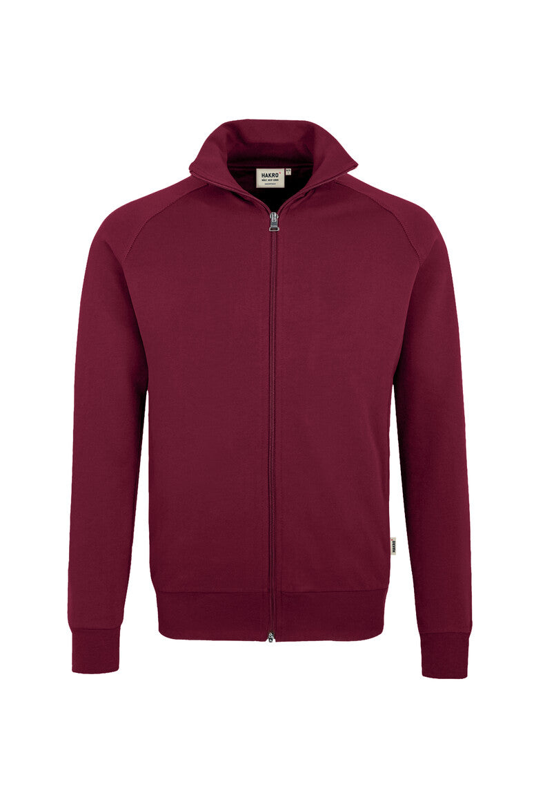HAKRO Sweatjacke Premium 606 weinrot