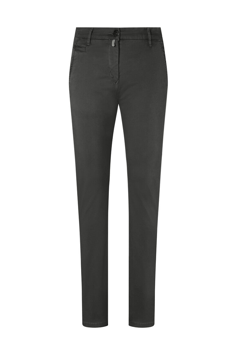 HAKRO Damen Chinohose X-Stretch 706 karbongrau
