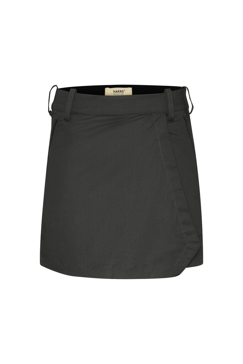 HAKRO Damen Performanceskort ECO 712 karbongrau
