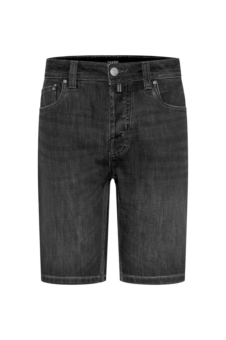 HAKRO 5-Pocket-Jeansshorts X-Stretch ECO 733 schwarz