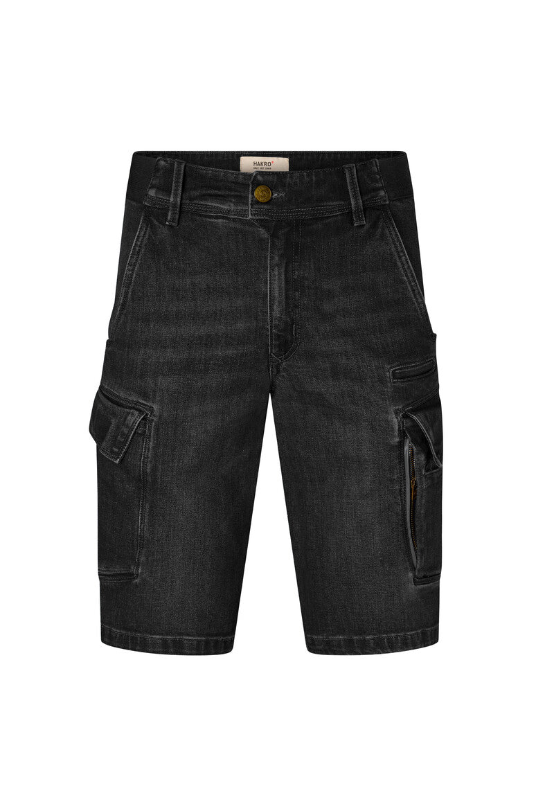 HAKRO Worker-Jeansshorts Dyneema® X-Stretch ECO 736 schwarz