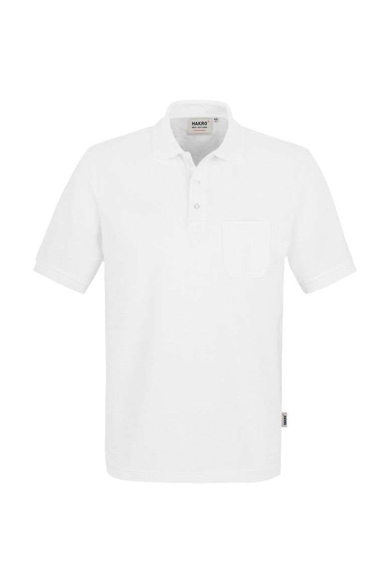 HAKRO Pocket-Poloshirt MIKRALINAR® 812 weiß