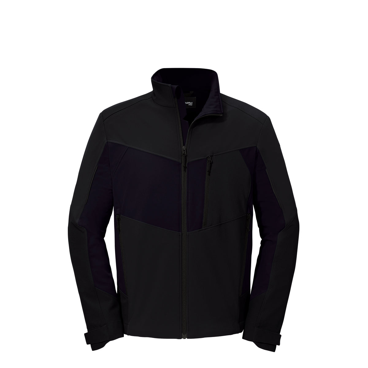 Allwettertalent Jacke Herren Schwarz – Vorderansicht