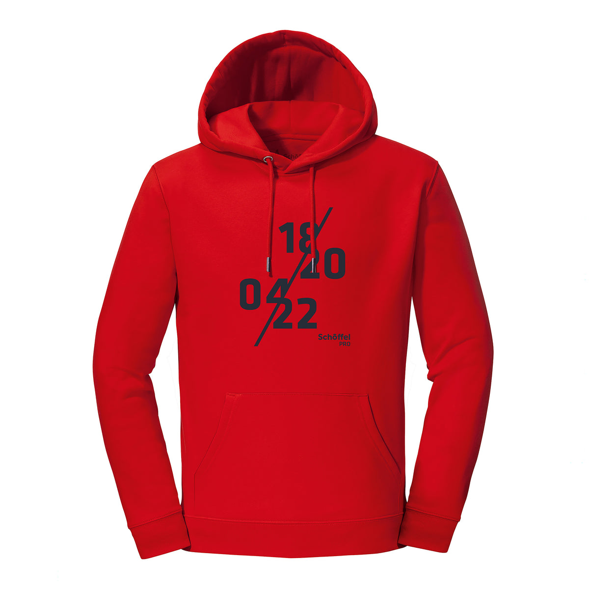 est. 2022 Hoody Unisex Rot – Vorderansicht